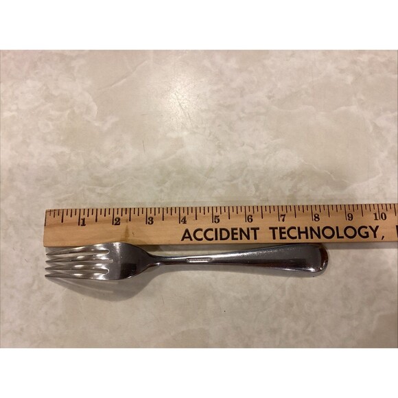 Gorham Madeline Stainless Dinner Fork Big Spoon Glossy Flatware Discontinued - Picture 4 of 5